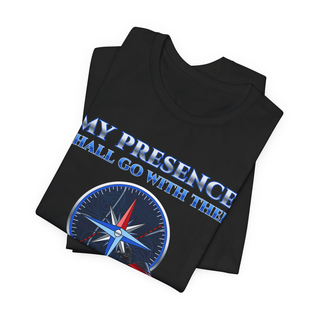 My Presence Shall Go With Thee, Exodus 33:14 Tee | Ride Ready Cycles