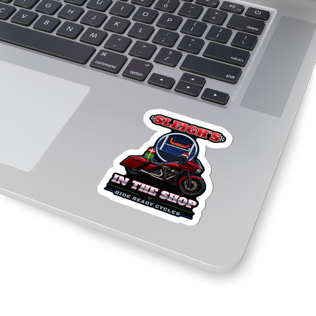 Sleigh’s In The Shop Sticker | Ride Ready Cycles