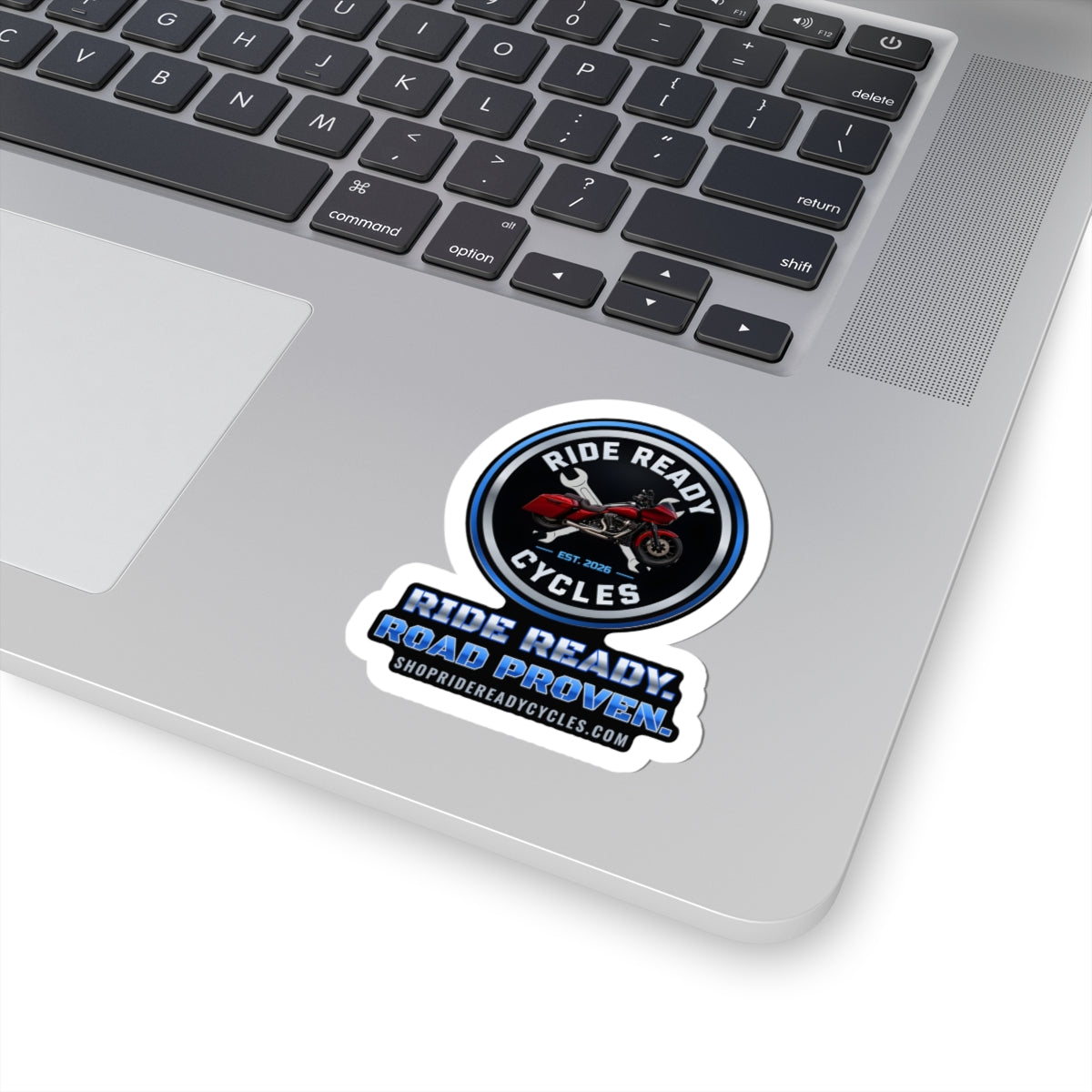 Ride Ready. Road Proven. Logo Sticker