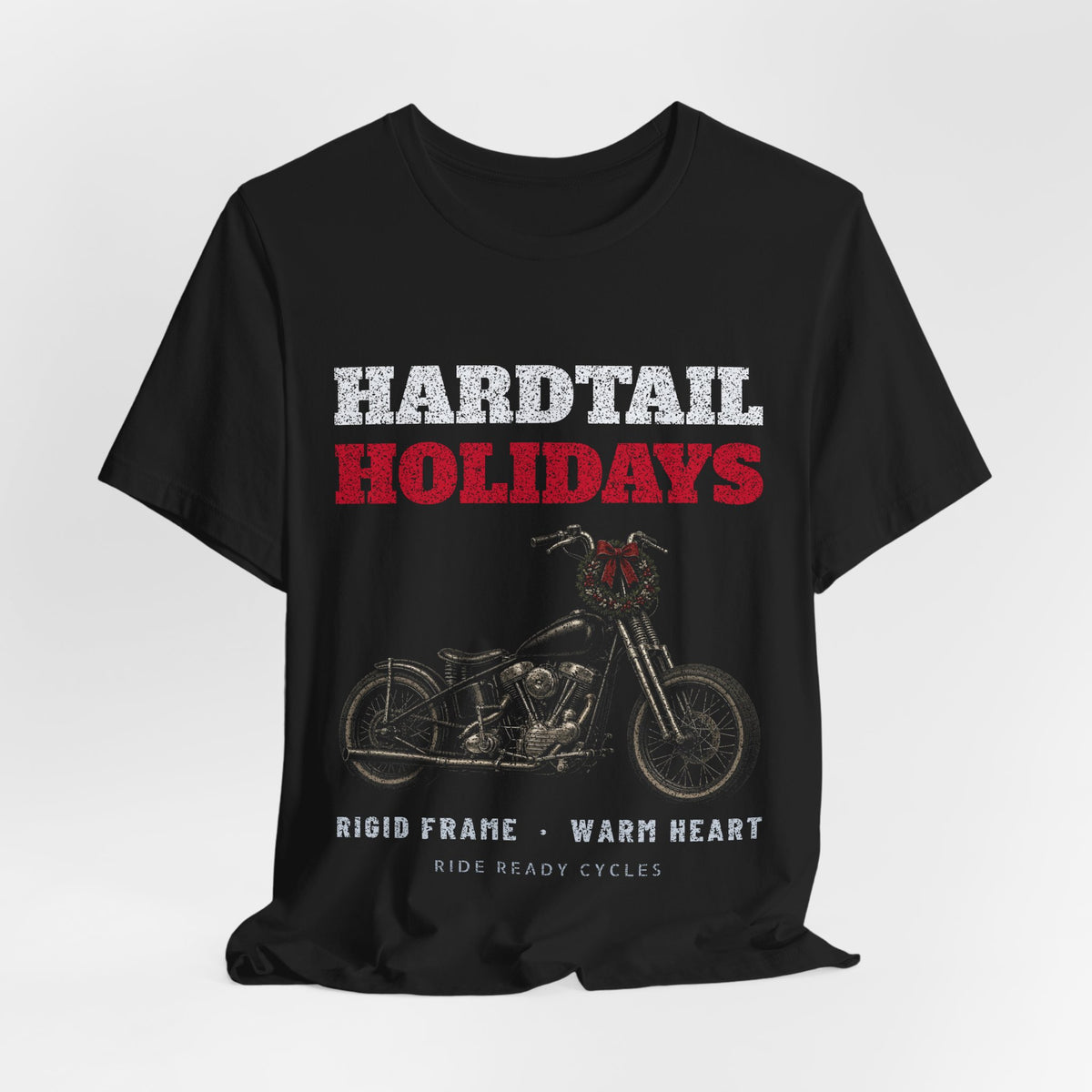 Hardtail Holidays T-Shirt | Ride Ready Cycles