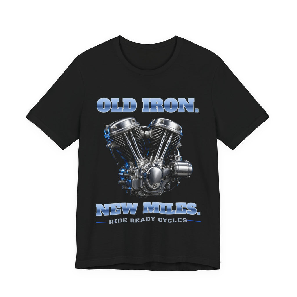 Old Iron. New Miles. Panhead Tee