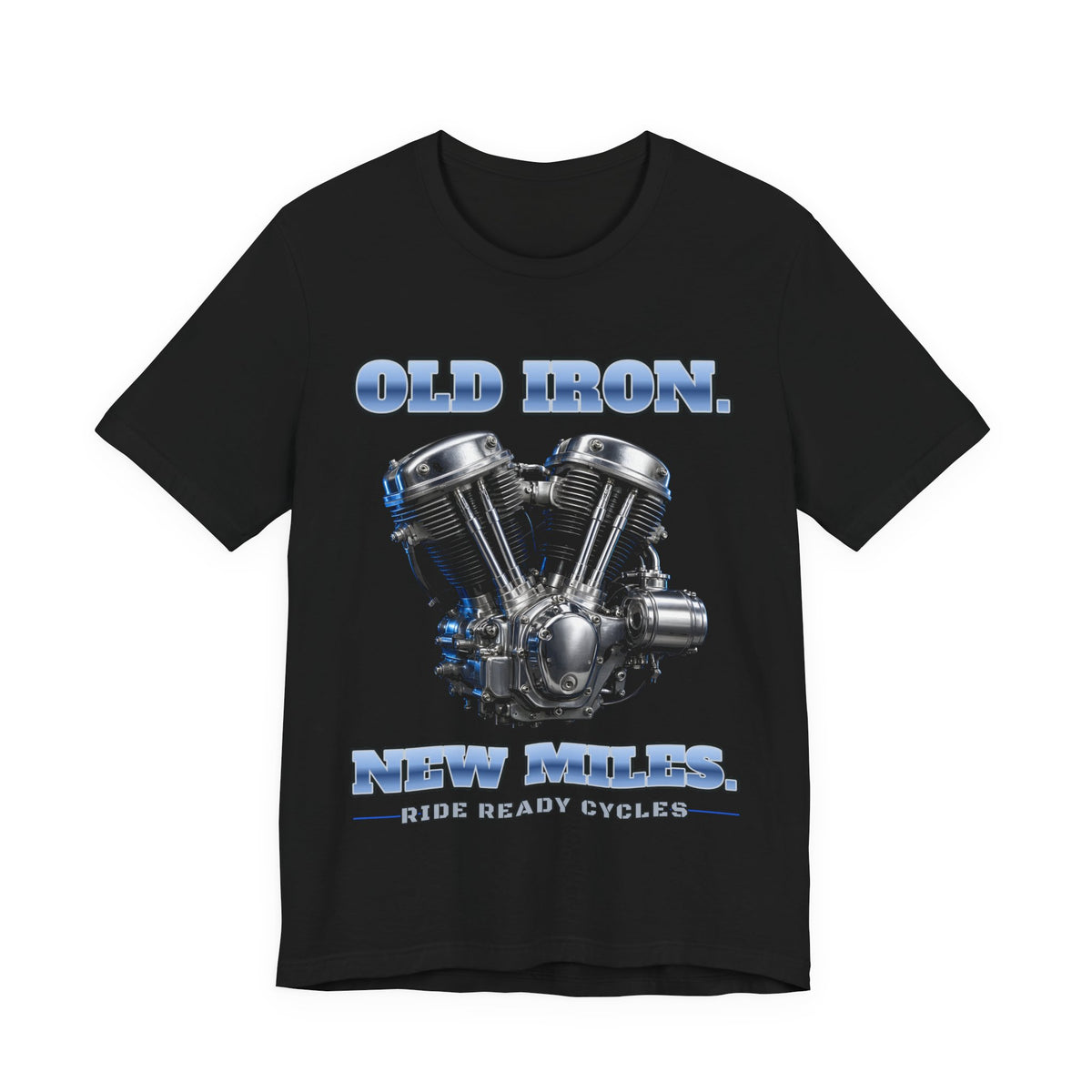 Old Iron. New Miles. Panhead Tee