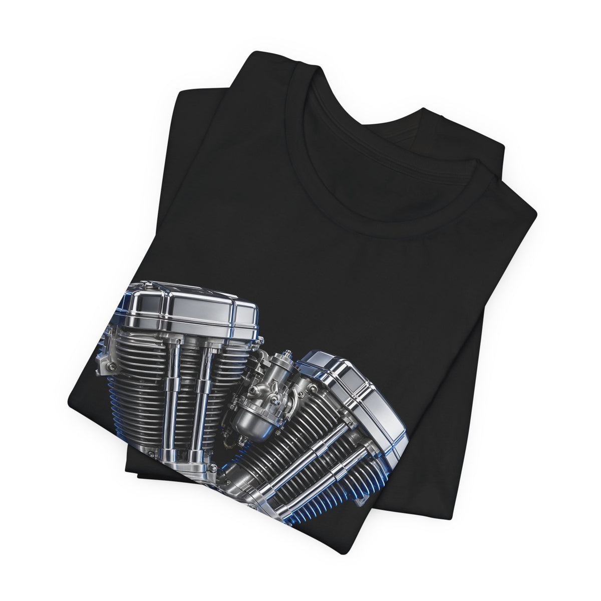 Blockhead V-Twin Motor Art Tee