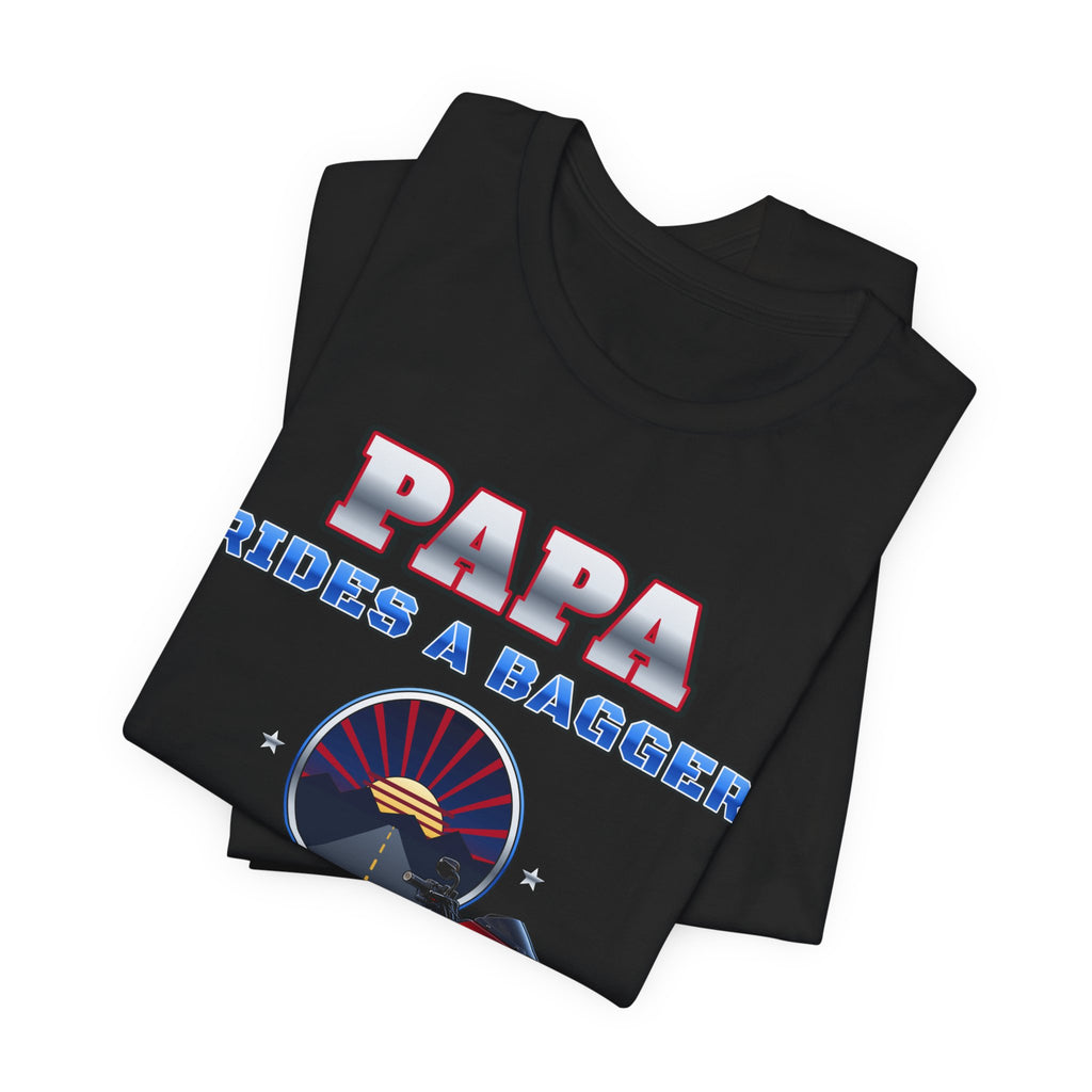 Papa Rides A Bagger Tee - view 3