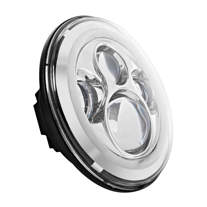 HOGWORKZ 7" HALOMAKER LED Headlight Chrome HW167004