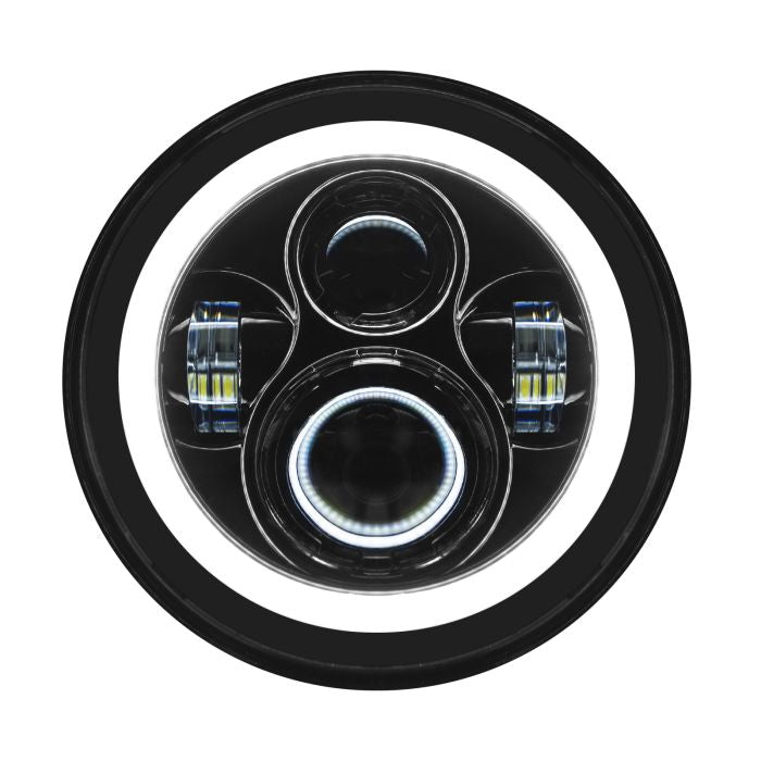 HOGWORKZ 7" HALOMAKER LED Headlight Black HW167005