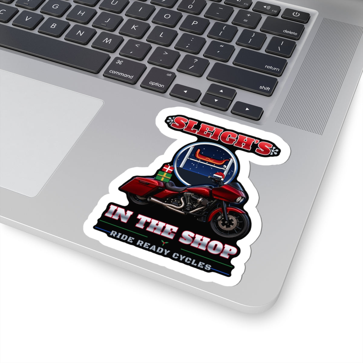 Sleigh’s In The Shop Sticker | Ride Ready Cycles