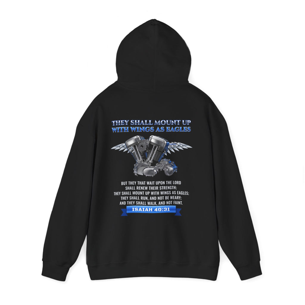 Isaiah 40:31 Wings as Eagles Hoodie