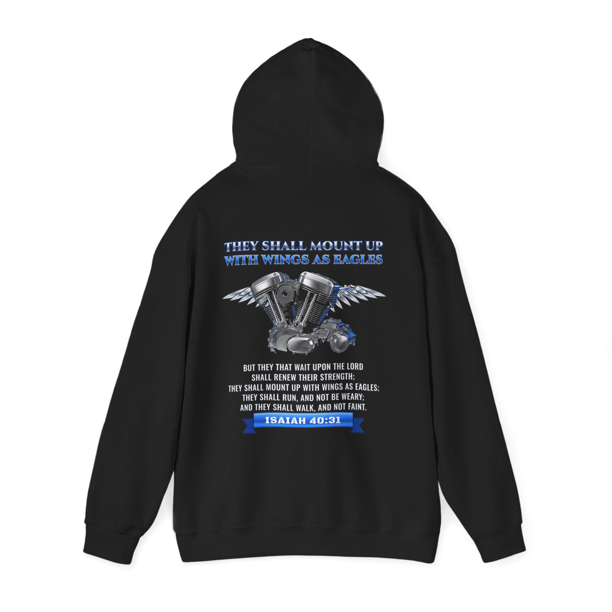 Isaiah 40:31 Wings as Eagles Hoodie