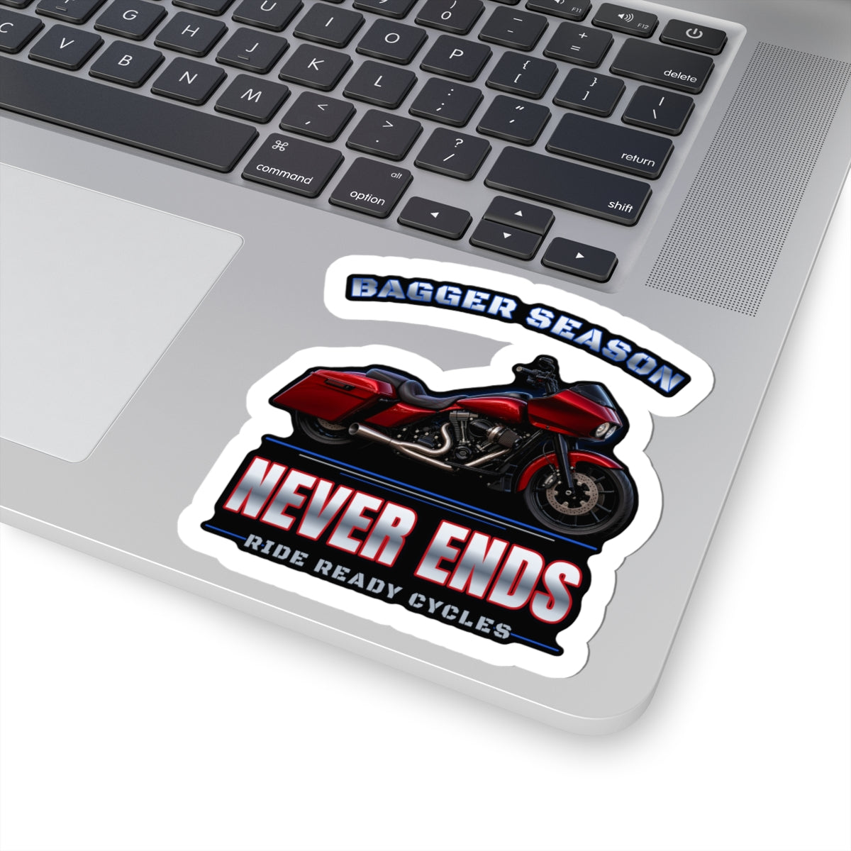 Bagger Season Never Ends Sticker