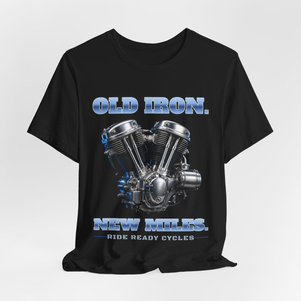 Old Iron. New Miles. Panhead Tee