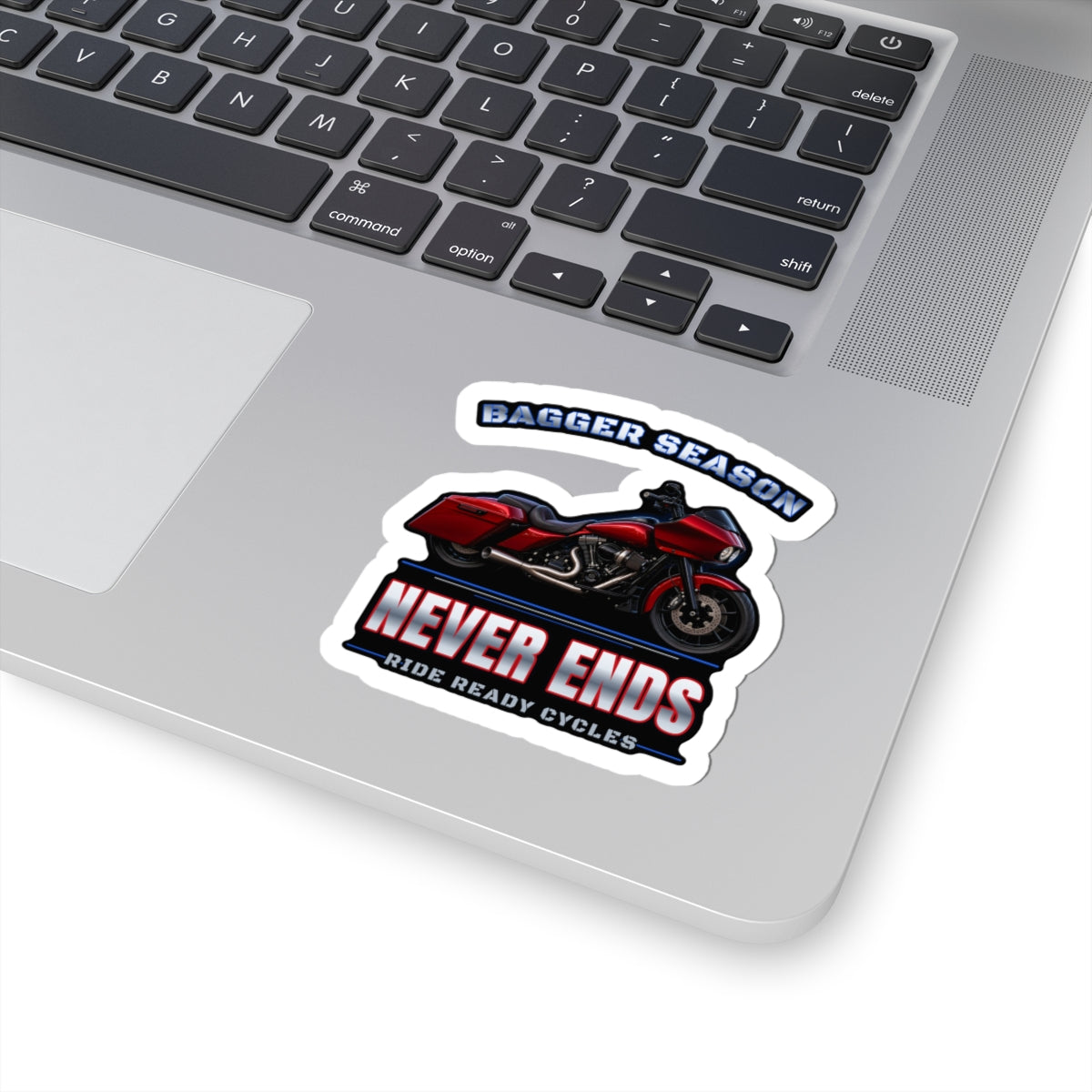 Bagger Season Never Ends Sticker