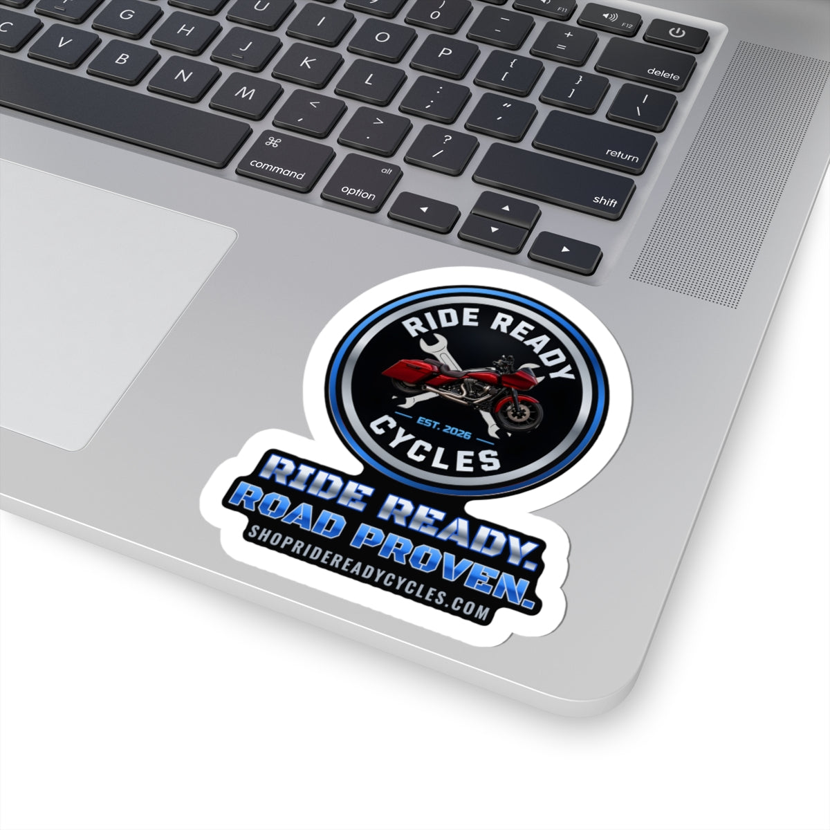 Ride Ready. Road Proven. Logo Sticker