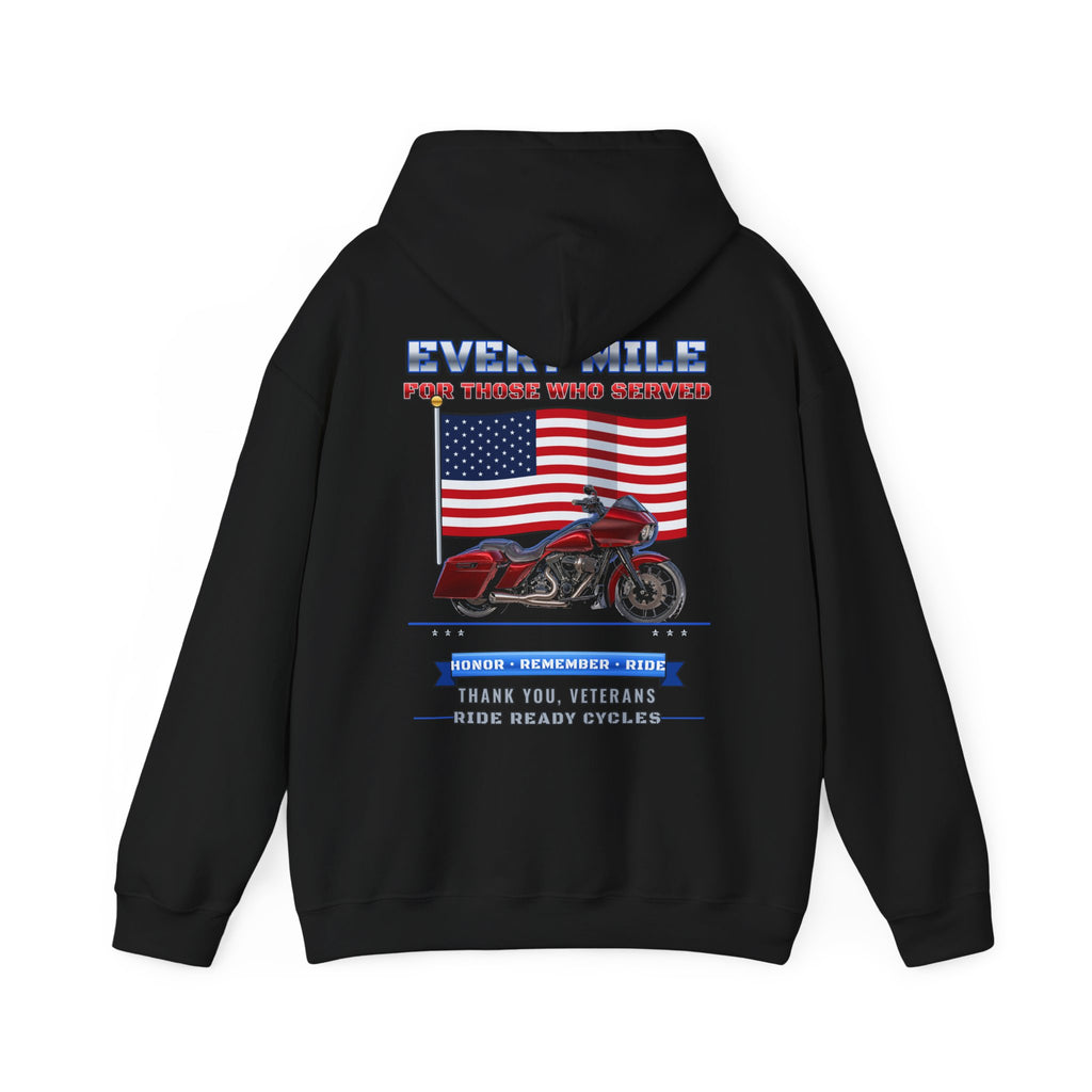 Every Mile For Those Who Served Veterans Hoodie - view 2