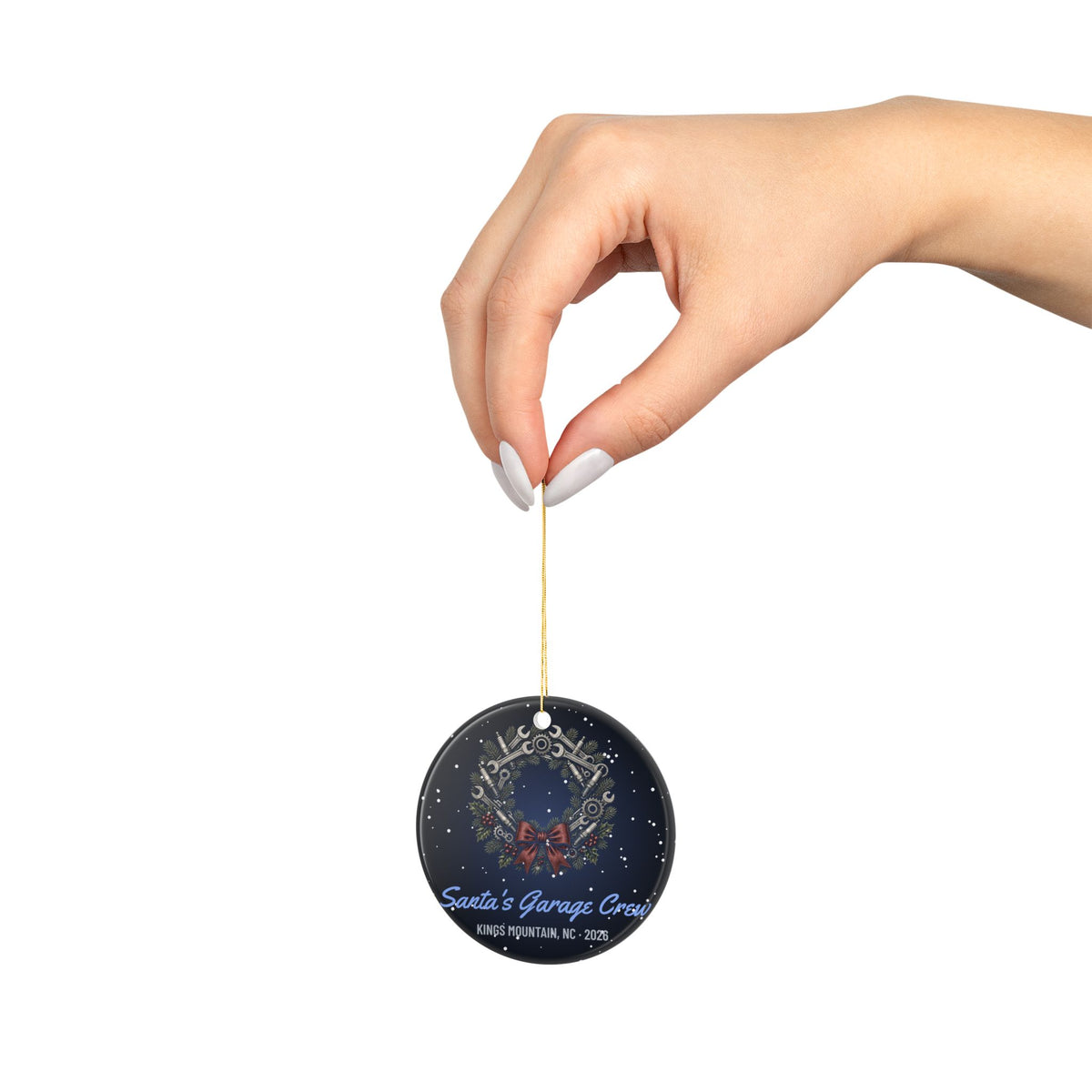 Santa's Garage Crew Ornament - view 2