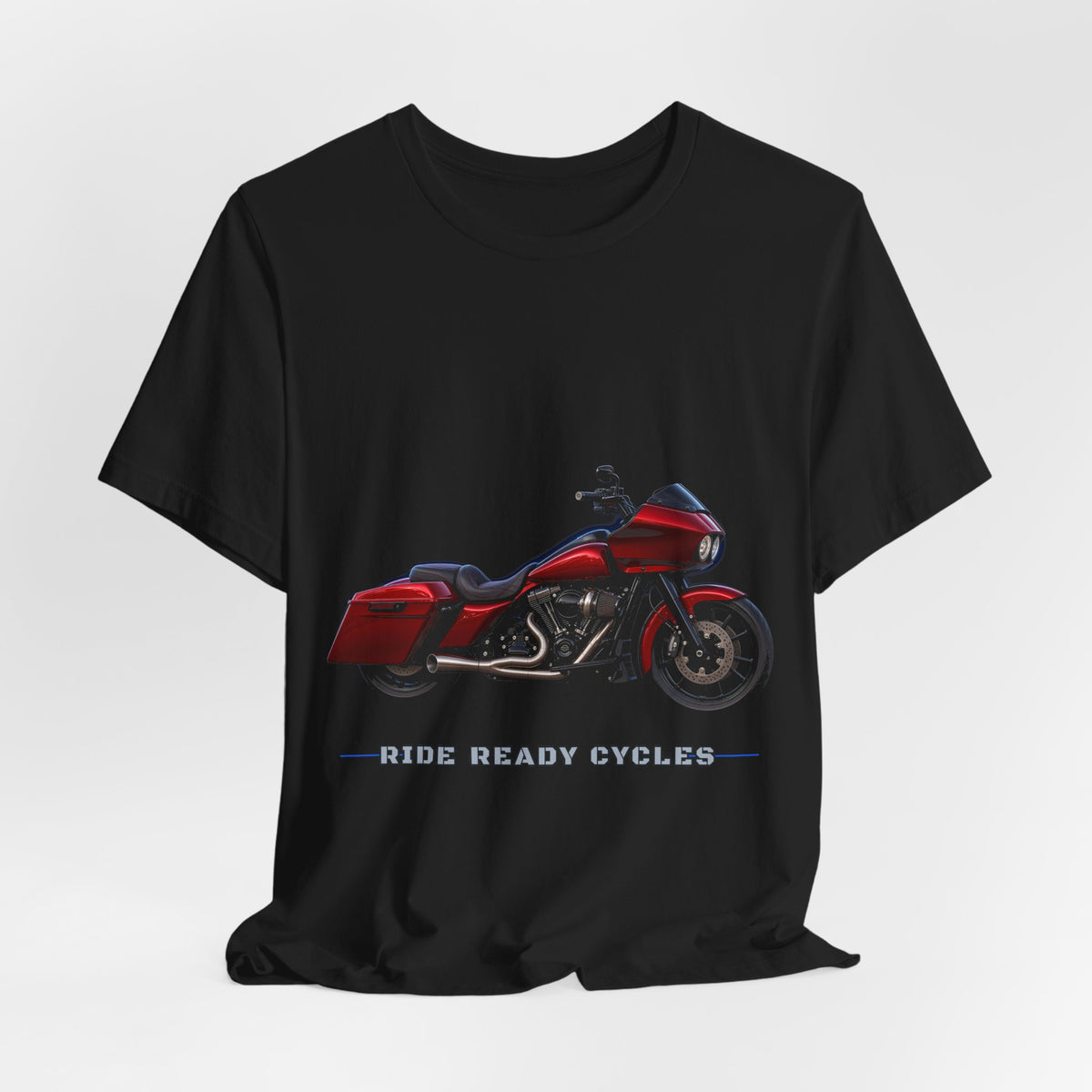 Candy Red Shark-Nose Bagger Art Tee