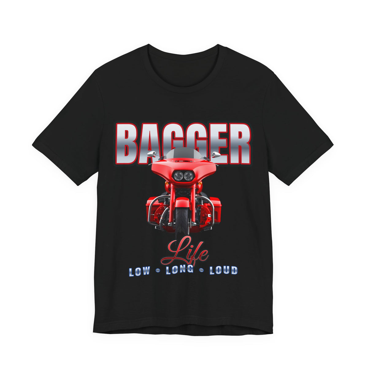 Bagger Life Candy Red Tee