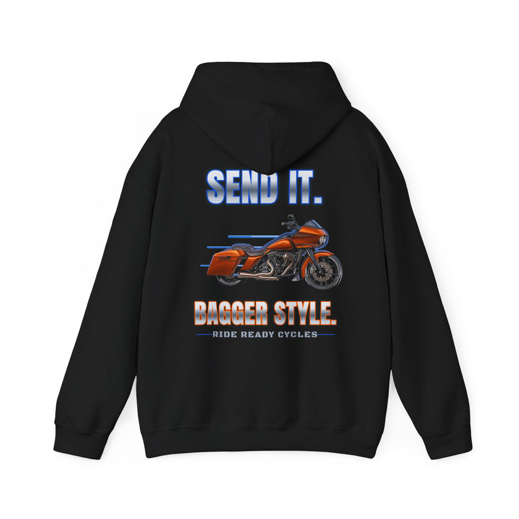 Send It. Bagger Style. Hoodie | Ride Ready Cycles