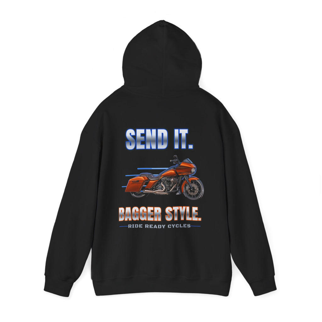 Send It. Bagger Style. Hoodie | Ride Ready Cycles