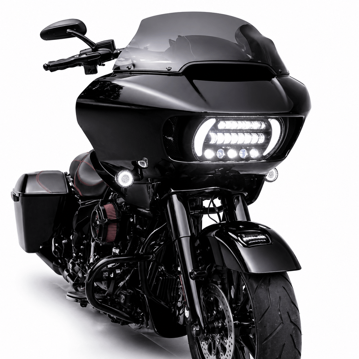 Eagle Lights Frame Fairing LED Headlight Black 9500B-15RG - view 3