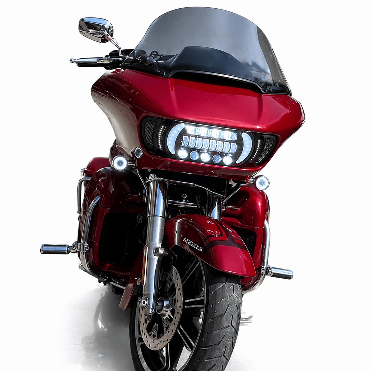 Eagle Lights Frame Fairing LED Headlight Black 9500B-15RG - view 5