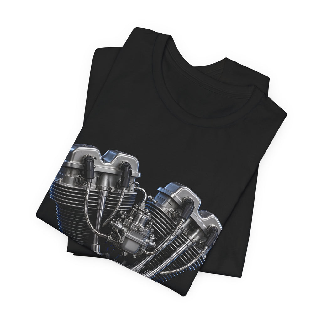 Shovelhead Motor Art Tee