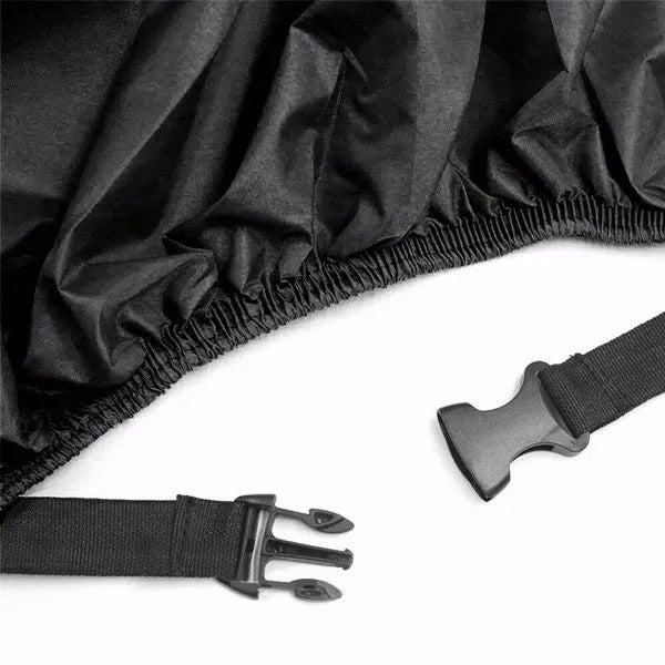 XXXL Waterproof Motorcycle Cover Black for Baggers w/ Trunk - view 2