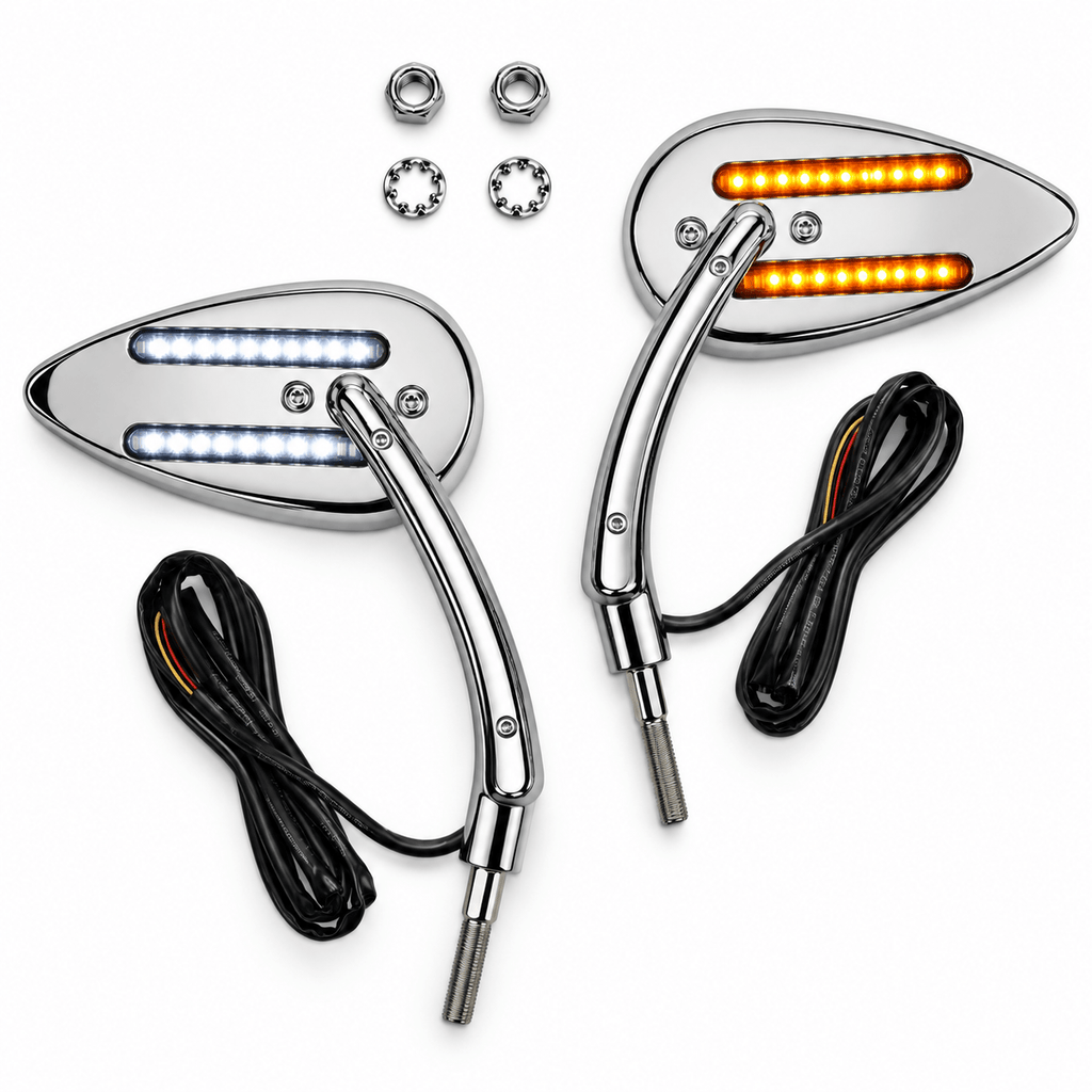 Eagle Lights IGNITE LED Turn Signal Mirrors Chrome IGNITE-C