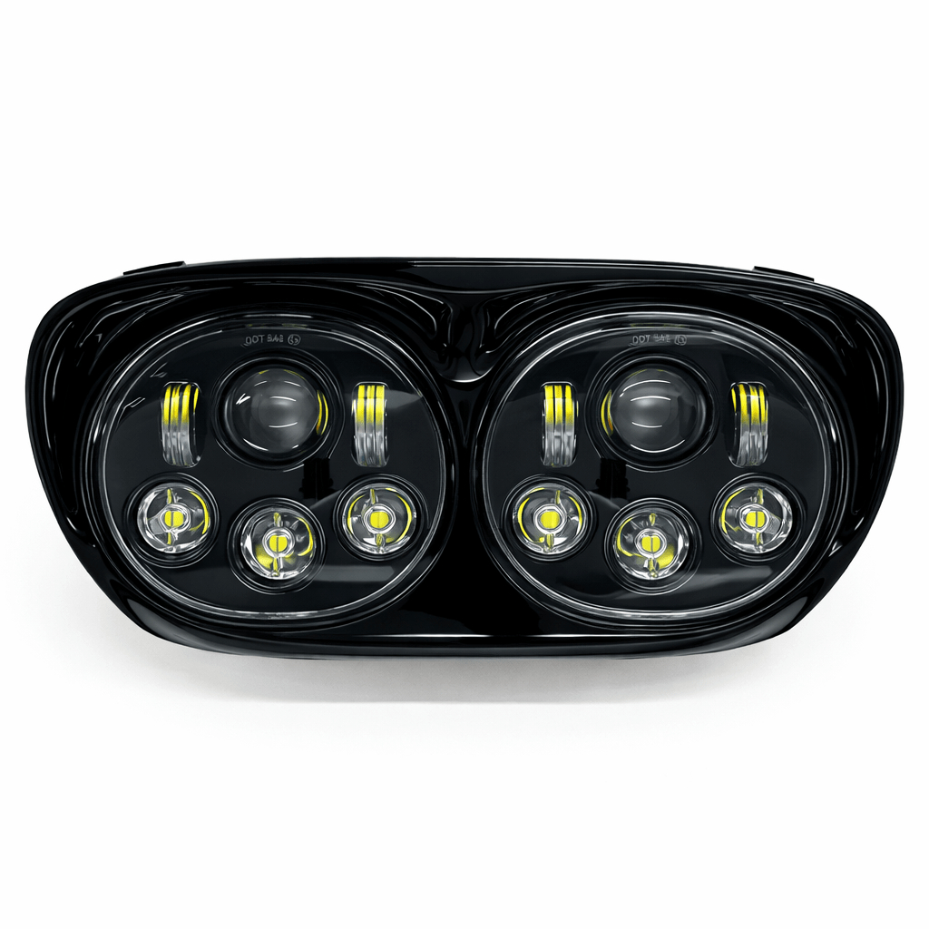 Eagle Lights Dual LED Projection Headlights Black 9500B - view 2