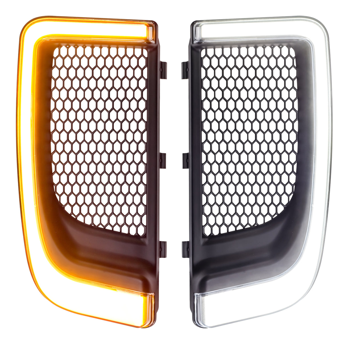 Eagle Lights SUNBURST Lower Fairing Grills LED DRL GRL-01-B