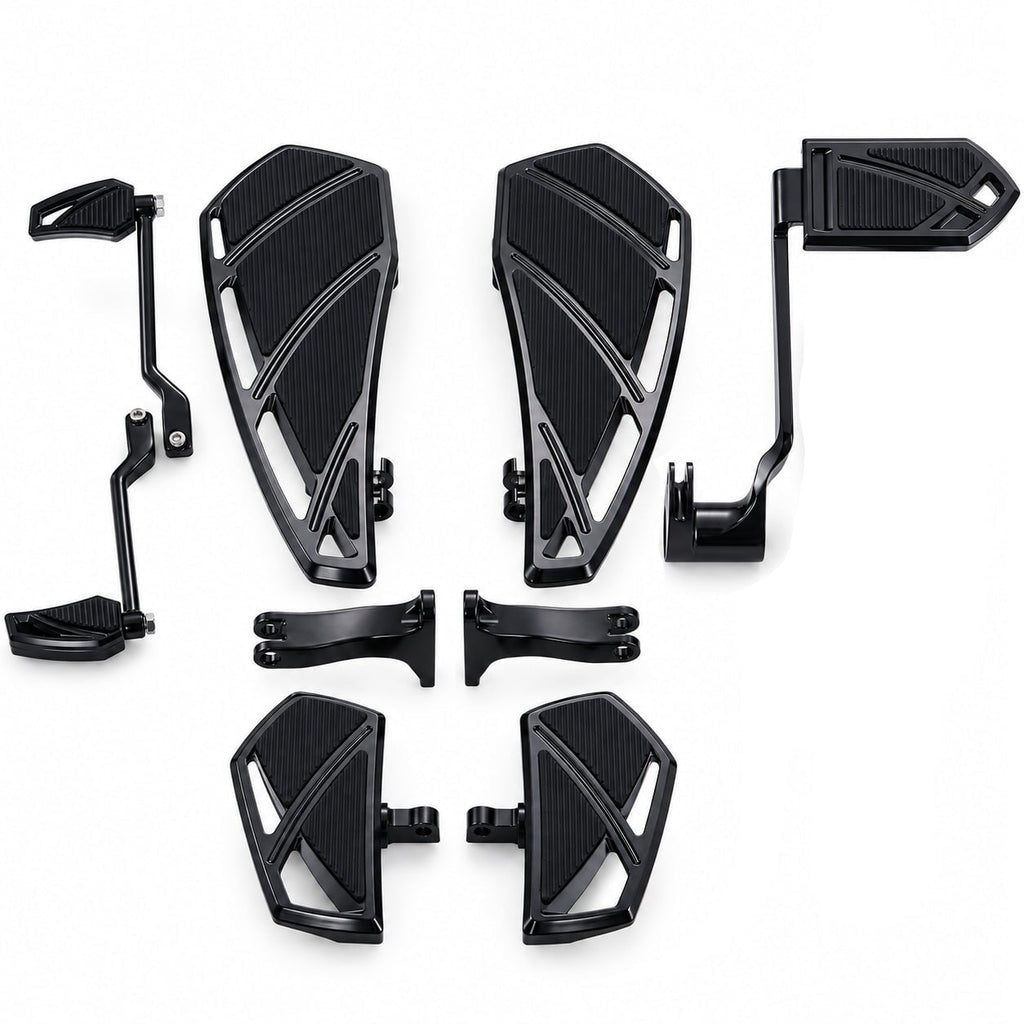 Eagle Lights IRONGRIP Floorboard & Pedal Kit IRON-FLOOR-B