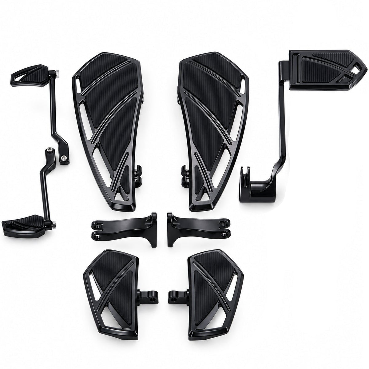 Eagle Lights IRONGRIP Floorboard & Pedal Kit IRON-FLOOR-B