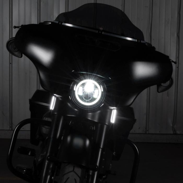 HOGWORKZ 7" HALOMAKER LED Headlight Black HW167005