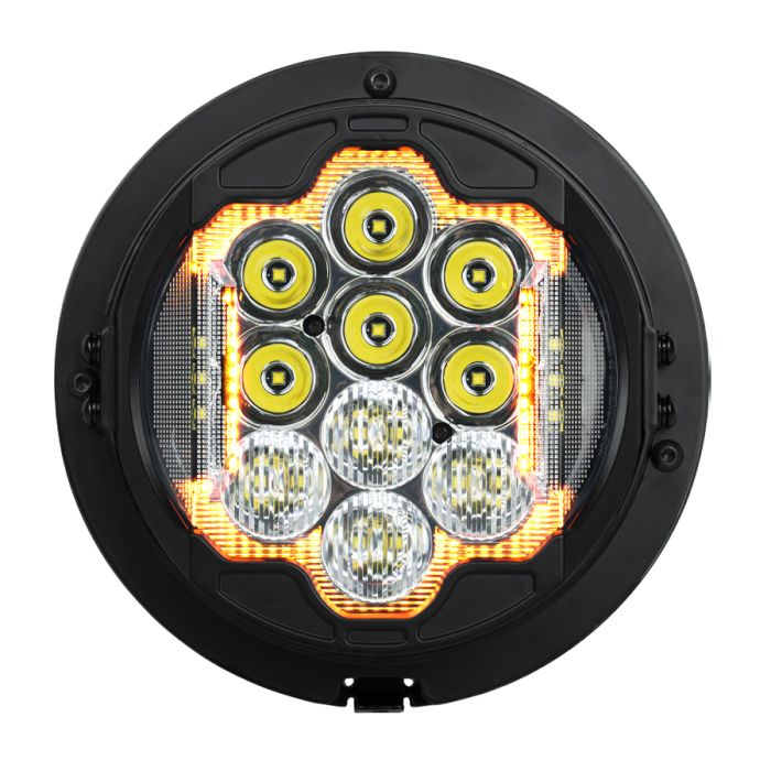 HOGWORKZ 7" LED Silvertooth Performance Headlight HW167006