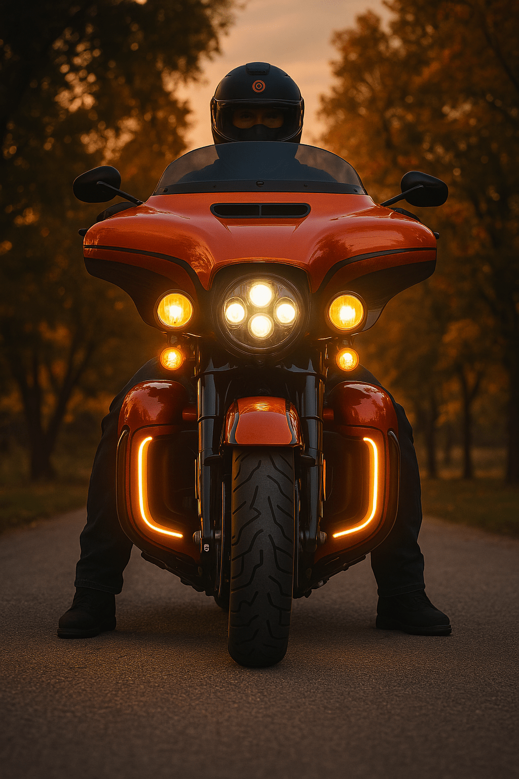 Eagle Lights SUNBURST Lower Fairing Grills LED GRL-01-B-13 - view 3