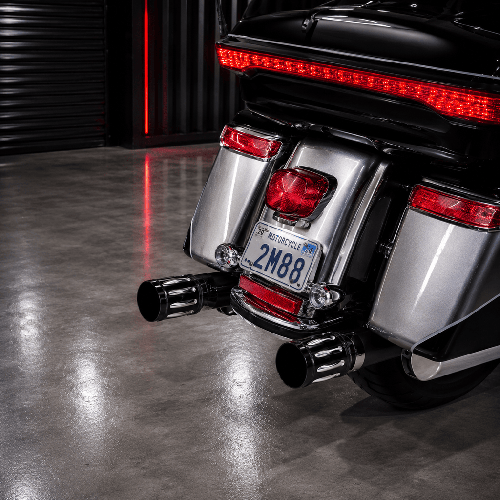 Eagle Lights Black Talon 4 in Exhaust Tips Pair TALON-BC - view 4