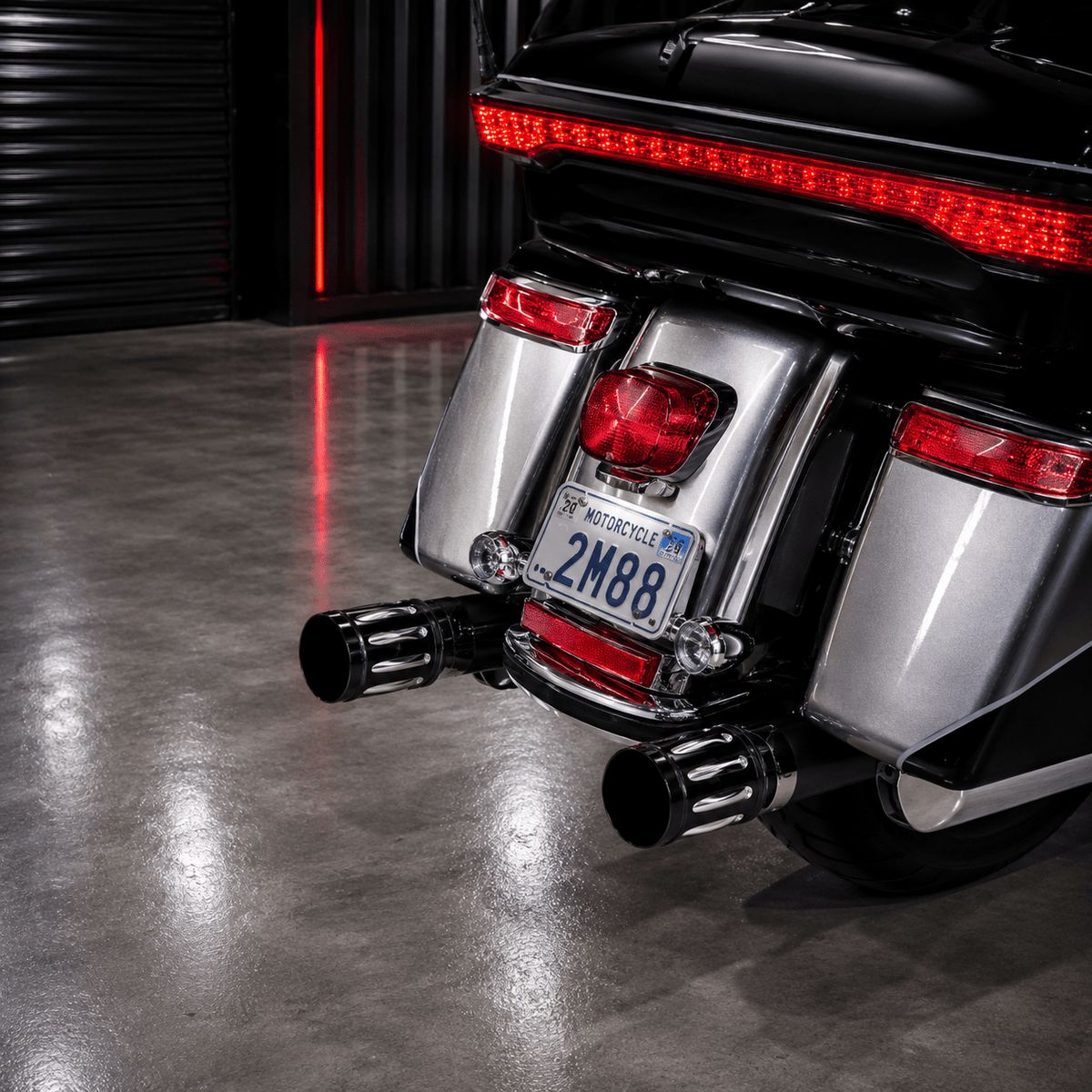 Eagle Lights Black Talon 4 in Exhaust Tips Pair TALON-BC - view 4