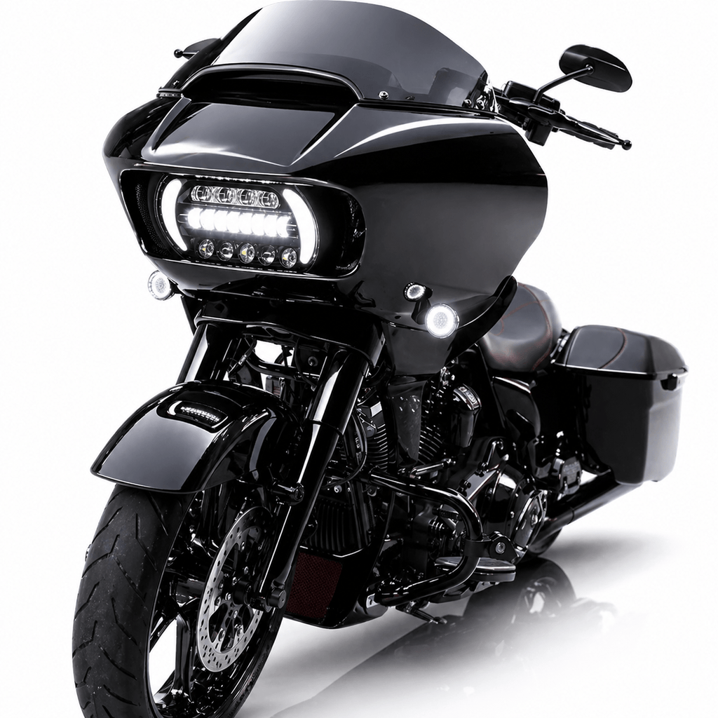 Eagle Lights Frame Fairing LED Headlight Black 9500B-15RG - view 4