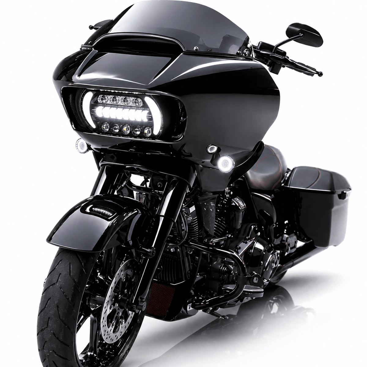Eagle Lights Frame Fairing LED Headlight Black 9500B-15RG - view 4
