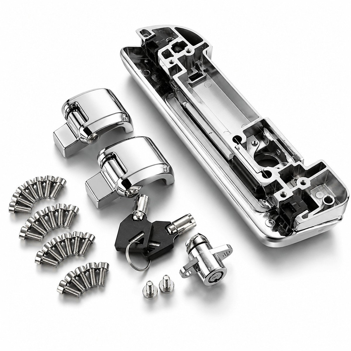 Eagle Lights Trunk Latch Hinge & Lock Kit TOUR-LATCH-B - view 2