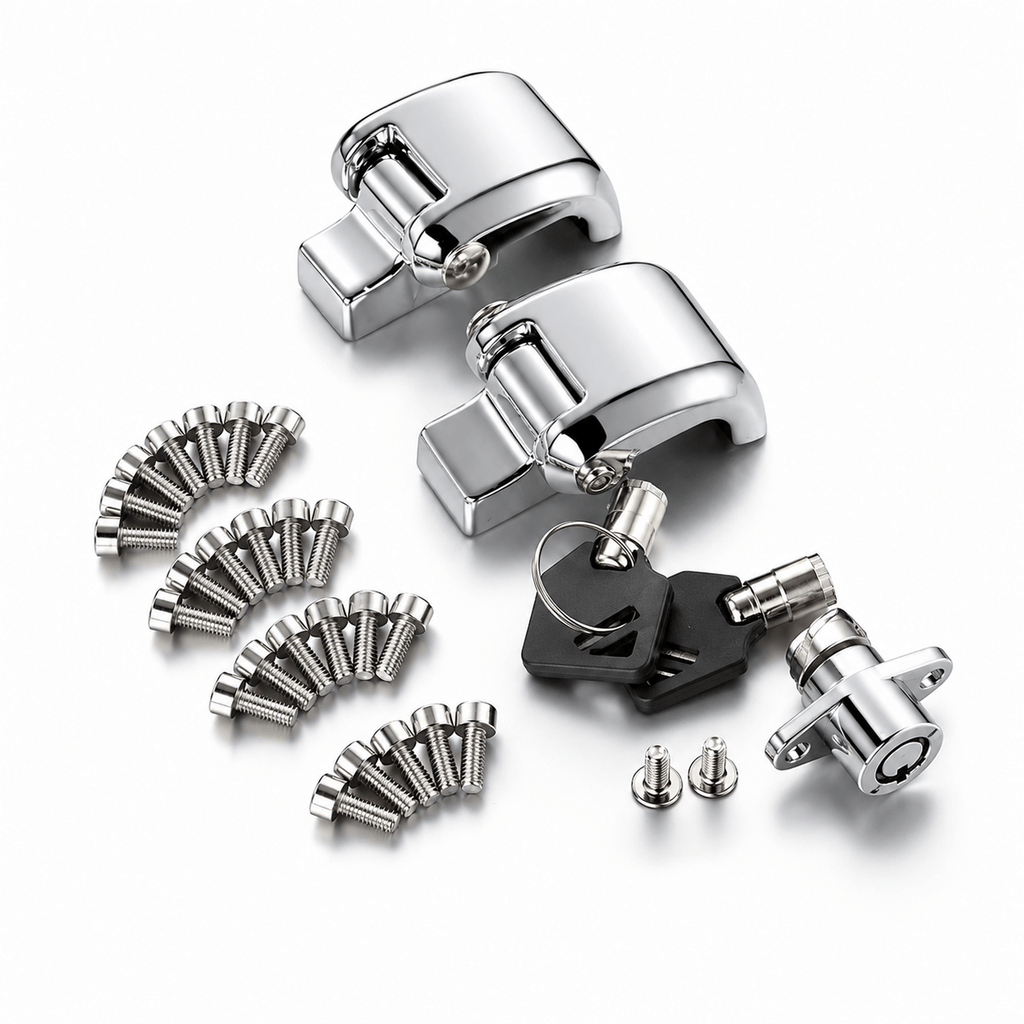 Eagle Lights Trunk Latch Hinge & Lock Kit TOUR-LATCH-B - view 4