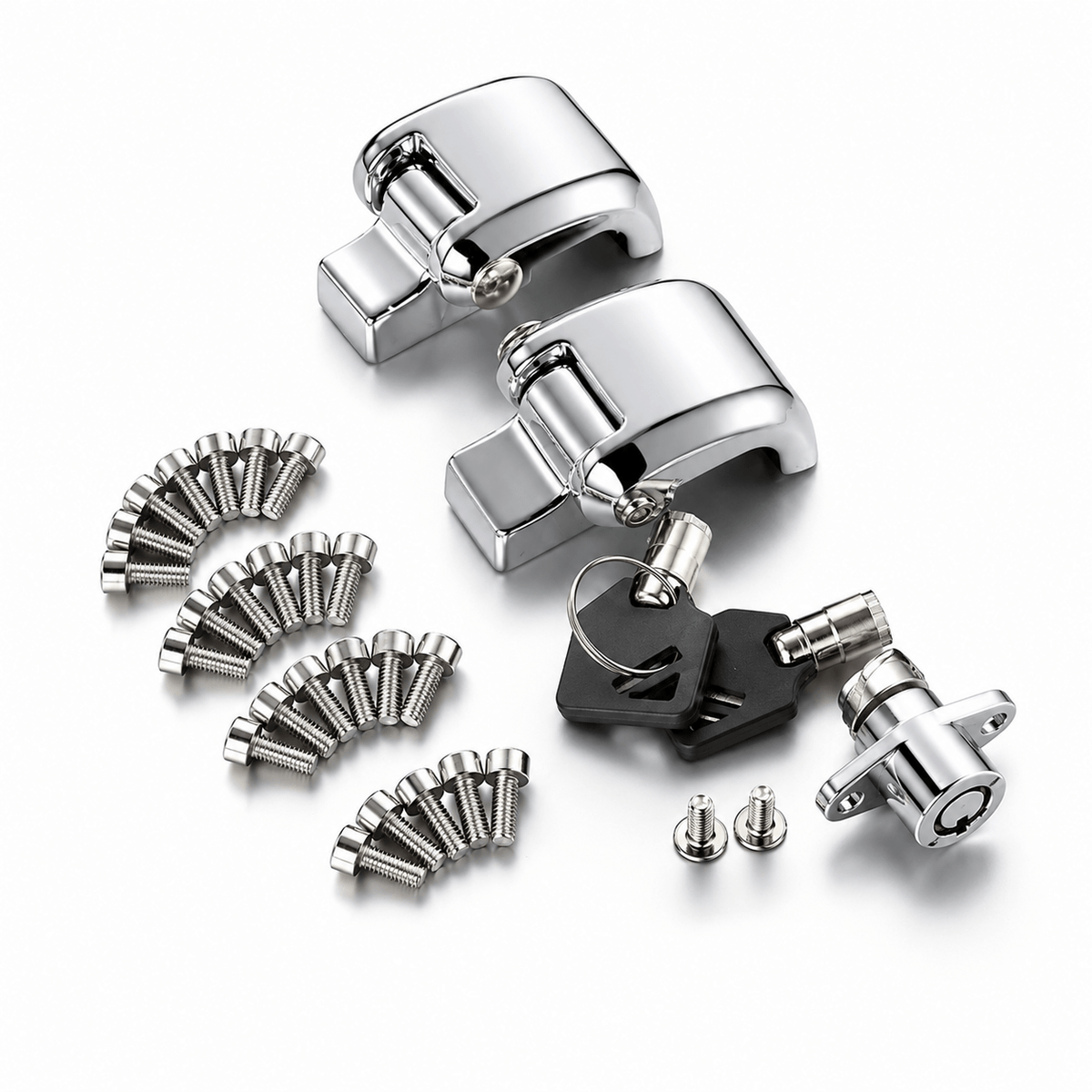 Eagle Lights Trunk Latch Hinge & Lock Kit TOUR-LATCH-B - view 4