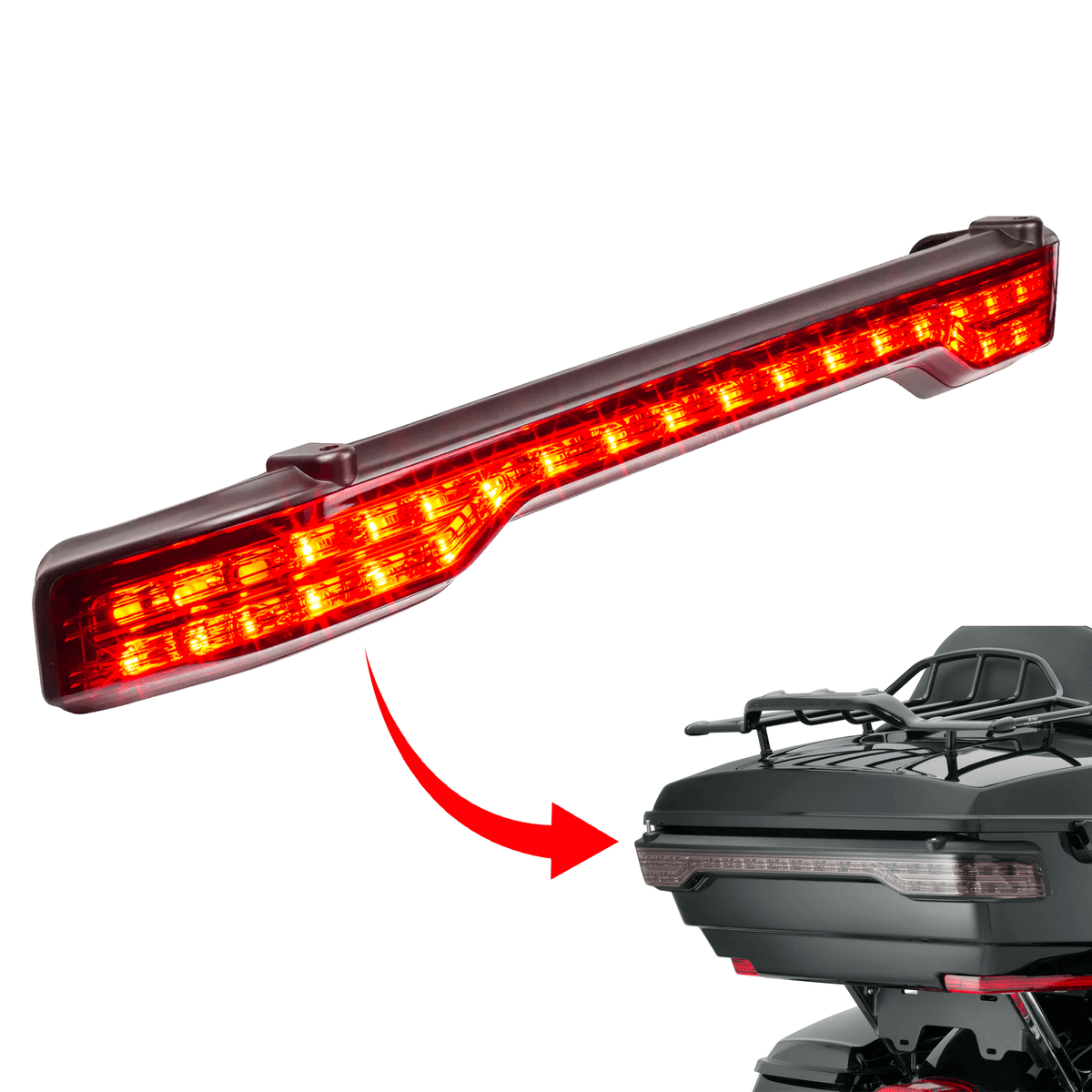 Eagle Lights LED Trunk Light Bar Run Brake Turn Red TP01B-R