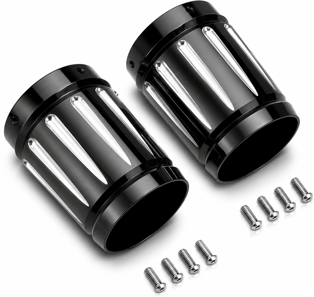Eagle Lights Black Talon 4 in Exhaust Tips Pair TALON-BC - view 5